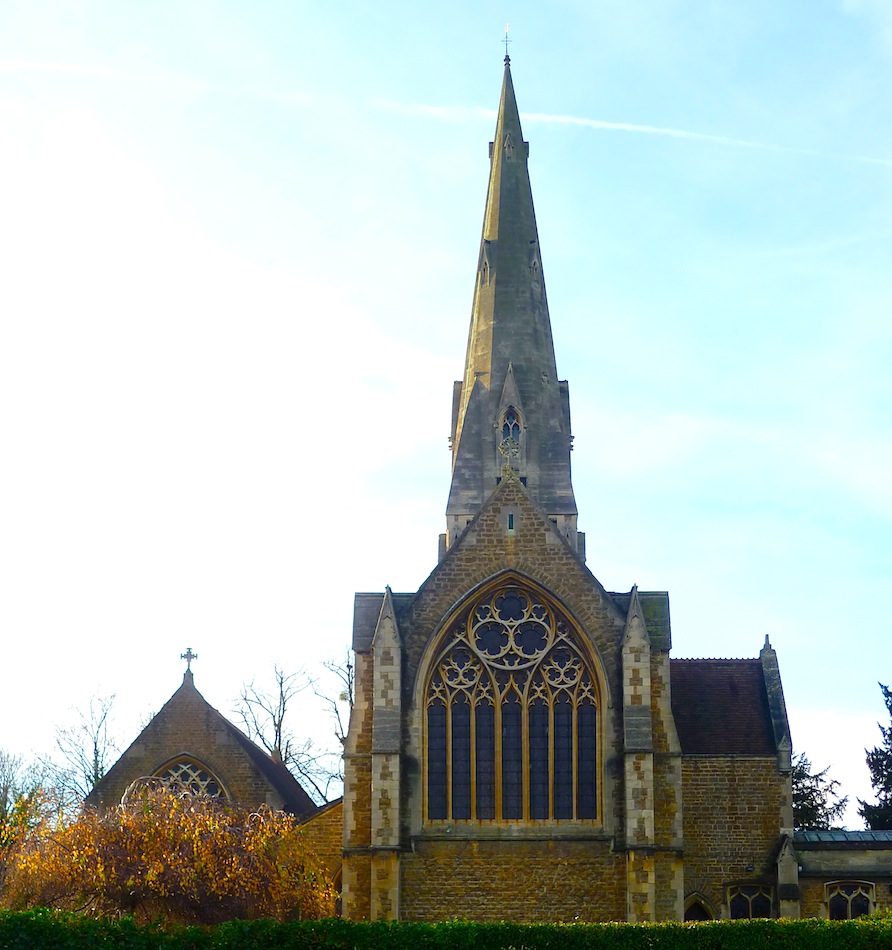 Church of St James, Weybridge, Surrey, by John Loughborough Pearson