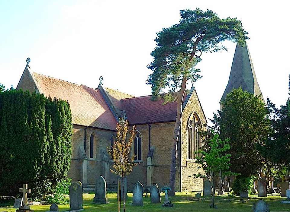 Church of St Peter, Hersham, Surrey, by John Loughborough Pearson (1817