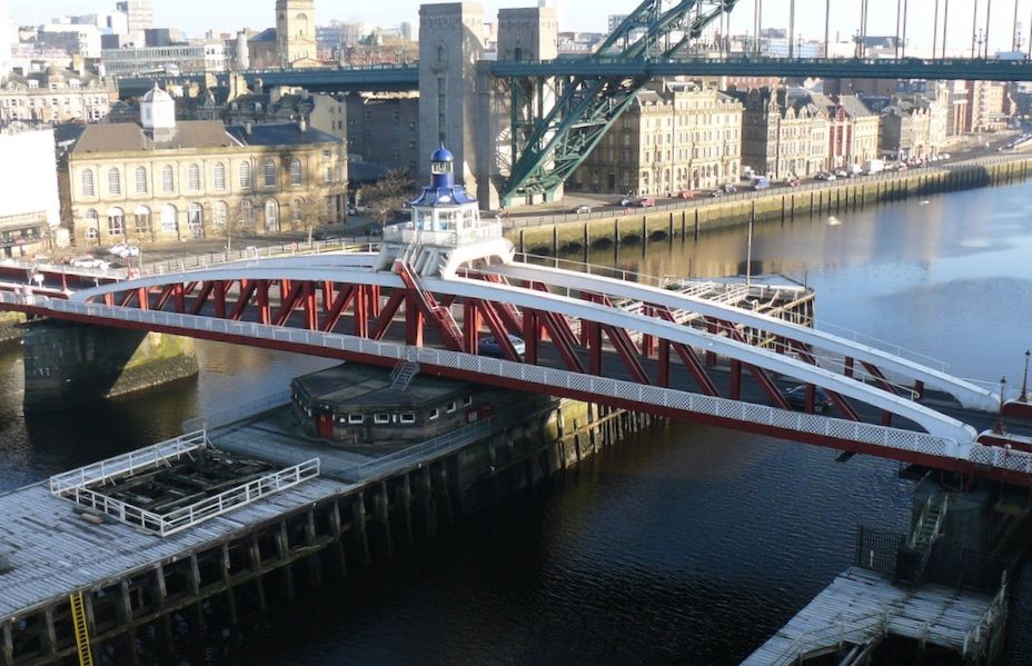 William Armstrong's Swing Bridge at Newcastle