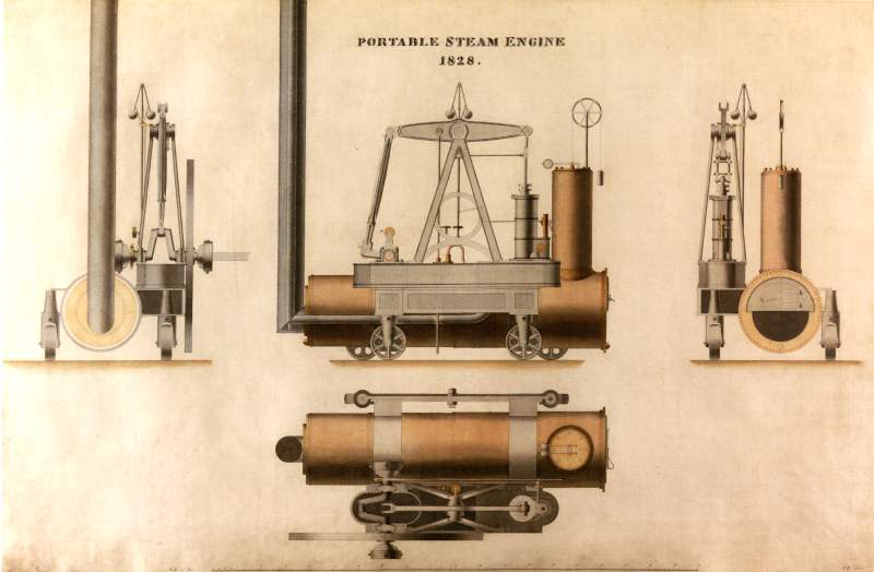 Portable Steam Engine, 1828