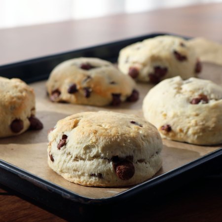 Milk Chocolate Chip Vanilla Scones