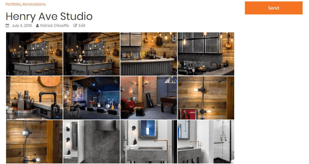 Paul Hofmann Construction Website Design Victoria BC Canada Victoria