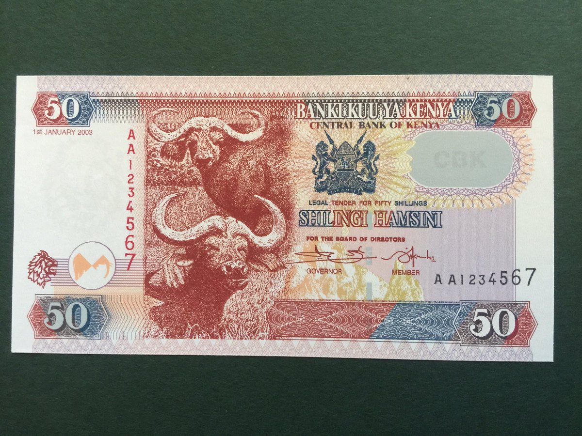 Photos of New Kenyan Currency Notes from 50 to 1000 Notes