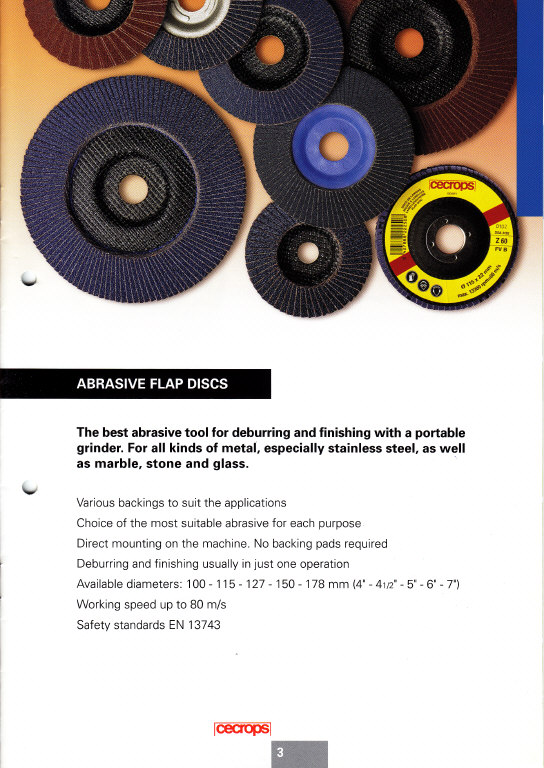Abrasive Flap Disc by CECROPS and VEROX Victory Hardware Co