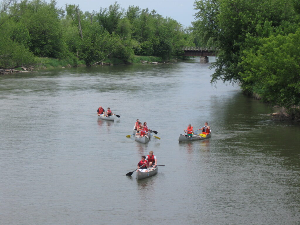 The Des Moines River A Tributary Of The Mississippi River Rapids