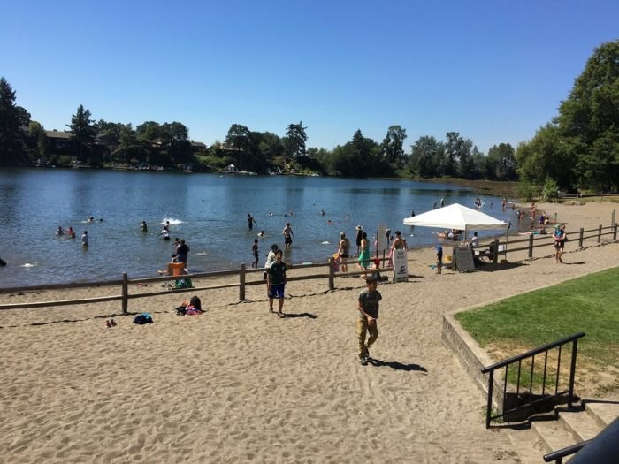 Blue Lake Park A Great Canoeing Spot Near Portland Oregon Rapids