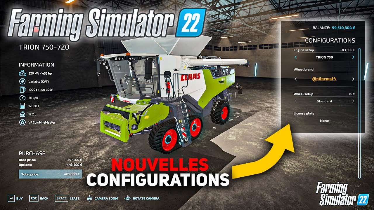 Düğmeleri kontrol eden Farming Simulator 22