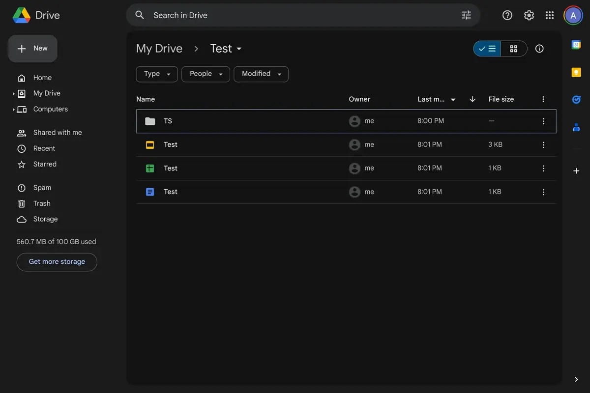 How to use dark mode in Google Drive