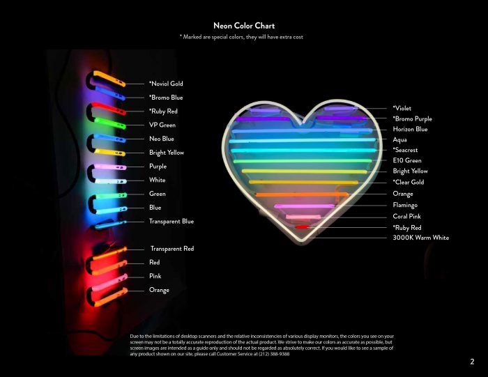 Custom Neon Lights Neon Lights Maker in NYC Vida Signs