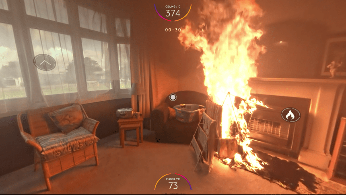 What It's Like to Be in a Burning Building in Virtual