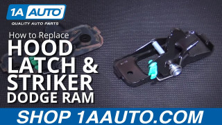 Dodge Mitsubishi Hood Latch & Striker Assembly Mopar 55275843AB