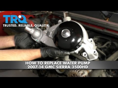 How to Replace Water Pump 2007-14 GMC Sierra 3500HD | 1A Auto