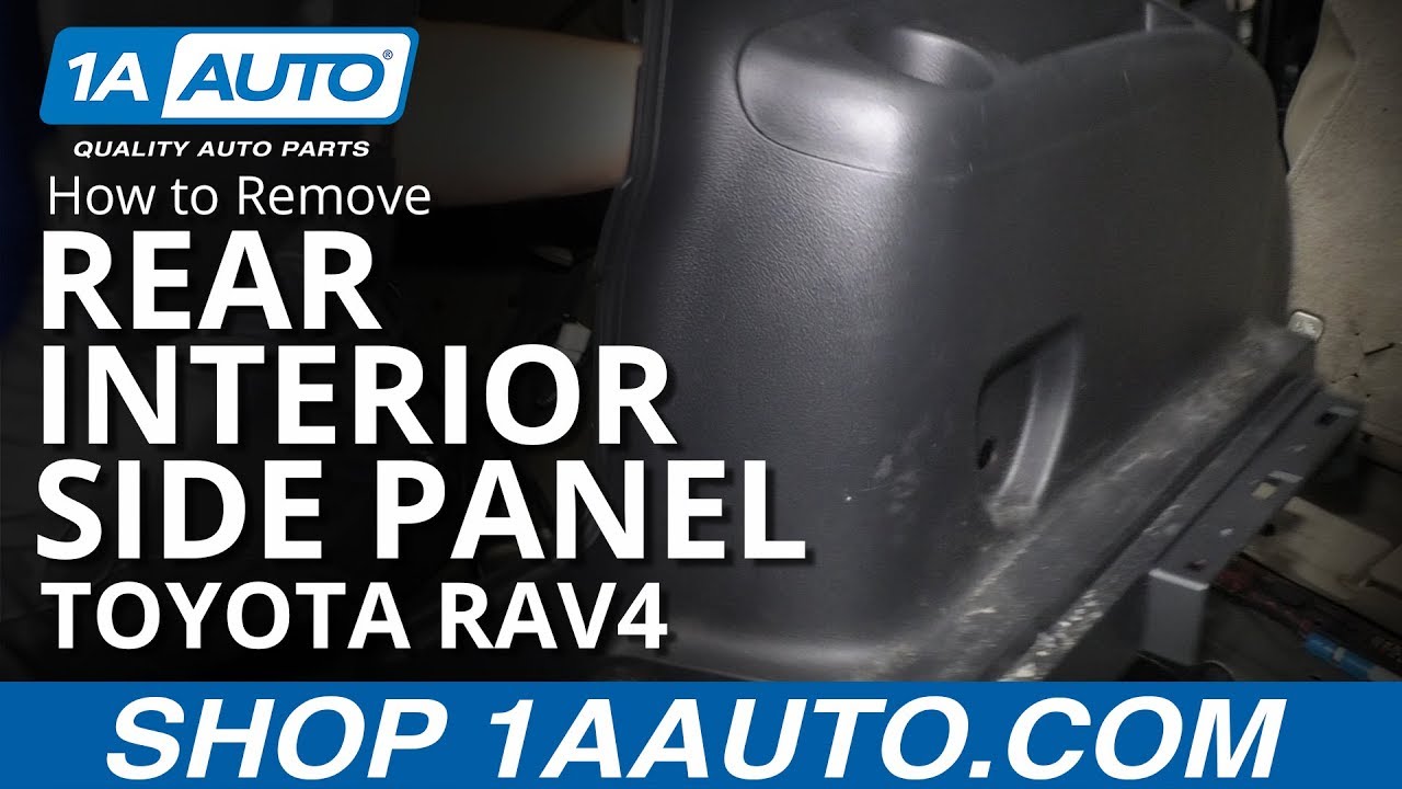 Toyota RAV4 (2019-2022): How To Remove Rear.