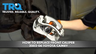 How to replace Front Caliper 2002-06 Toyota Camry | 1A Auto