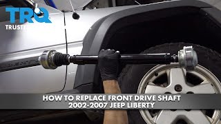 How to Replace Front Drive Shaft 2002-09 Jeep Liberty | 1A Auto