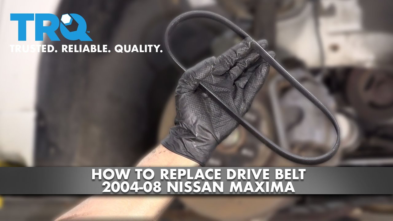 How To Replace Drive Belt 200408 Nissan Maxima 1A Auto