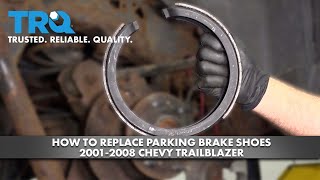How To Replace Parking Brake Shoes 2001-2008 Chevy Trailblazer | 1A Auto