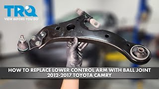 How to Replace Front Lower Control Arms with Ball Joint 2012-2017
