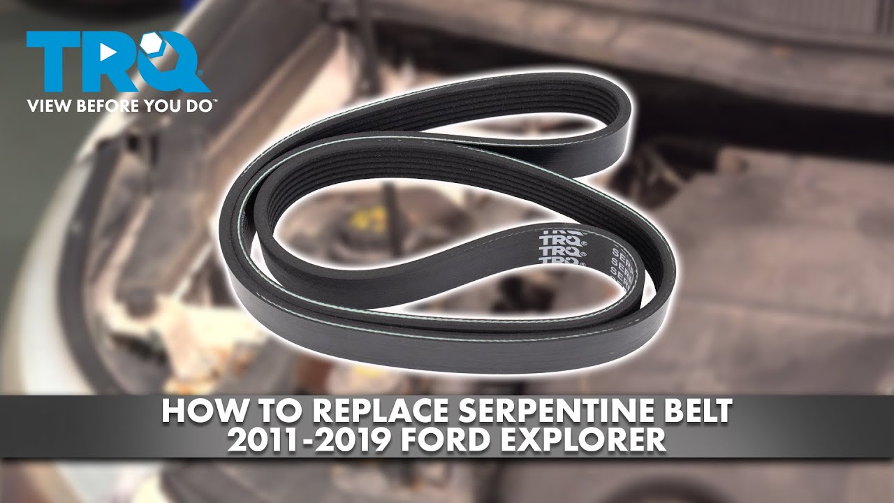 How to Replace Serpentine Belt 20112019 Ford Explorer 1A Auto