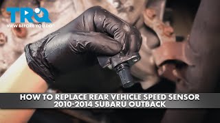 How to Replace Rear Vehicle Speed Sensor 2010-2014 Subaru Outback | 1A Auto