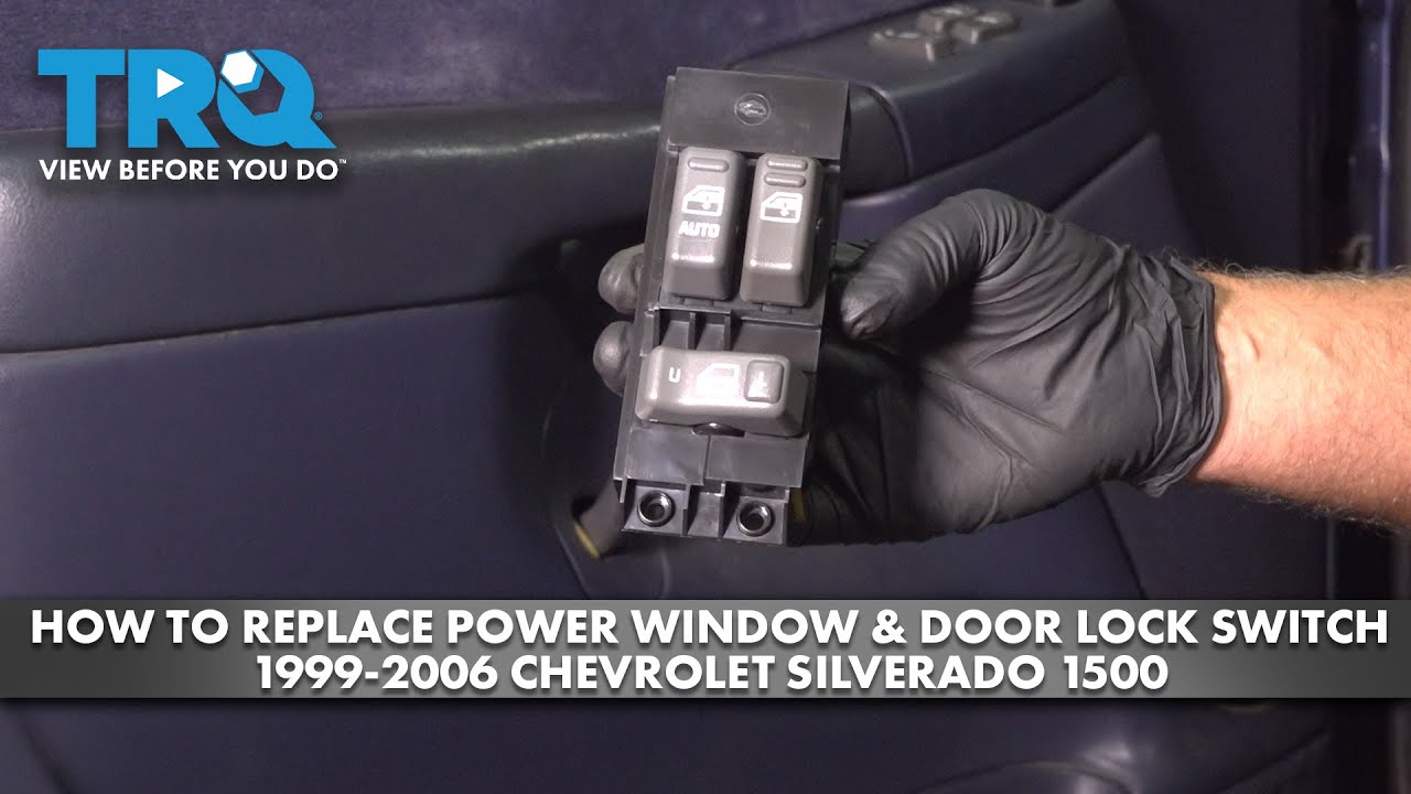 How to Replace Power Window Door Lock Switch Chevrolet Silverado 1500