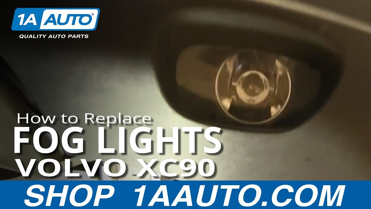How To Replace Fog Driving Light 200312 Volvo XC90 1A Auto