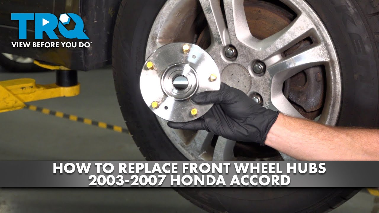 How to Replace Front Wheel Hubs 2003-2007 Honda Accord | 1A Auto