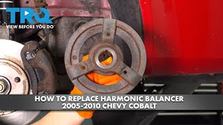 How to Replace Harmonic Balancer 2005-2010 Chevrolet Cobalt | 1A Auto