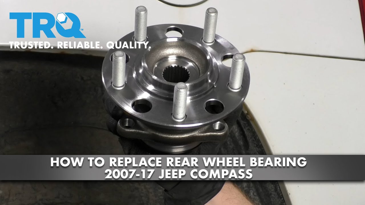 How to Replace Rear Wheel Bearing 200717 Jeep Compass 1A Auto