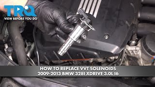 How to Replace VVT Solenoids 2009-2013 BMW 328i xDrive 30L I6 | 1A Auto