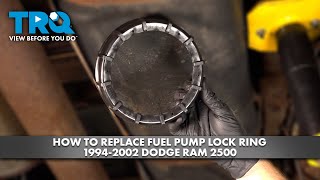 Fuel Pump Lock Ring For 1998-2000 Chevrolet C3500 4.3 Fuel Pump Lock