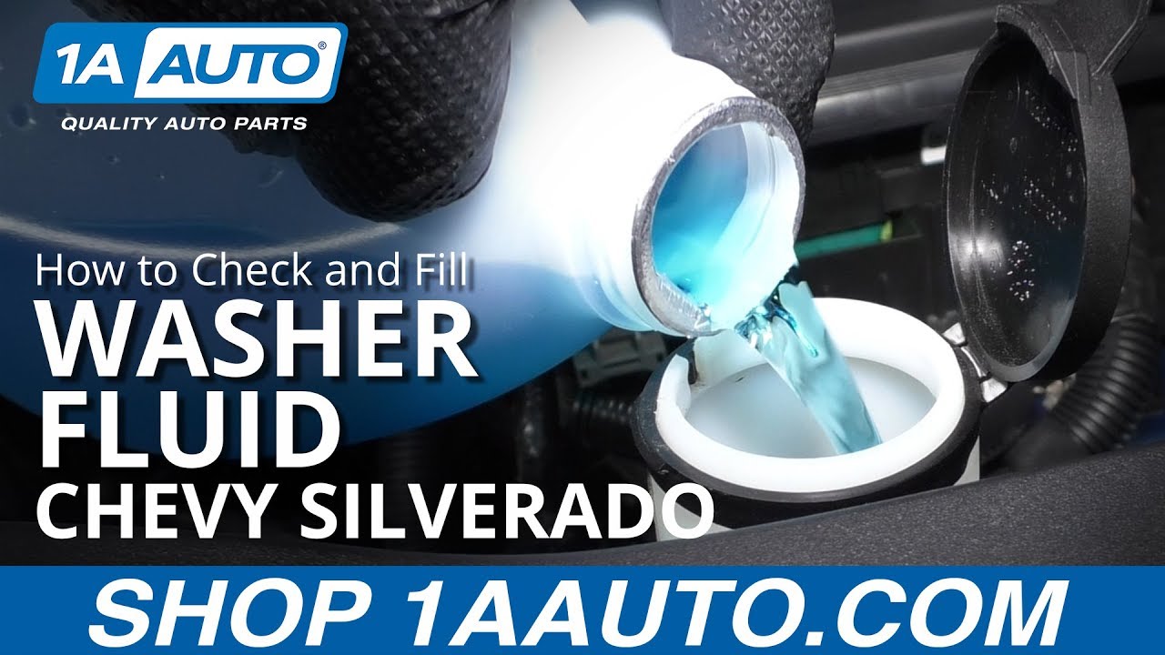 How to Check and Fill Washer Fluid 201419 Chevy Silverado 1A Auto