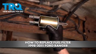 How to Replace Fuel Filter 1998-2011 Ford Ranger | 1A Auto