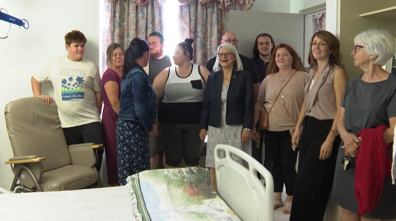 CHSLD d'Amos Inauguration d'une chambre de soins de fin de vie TVA