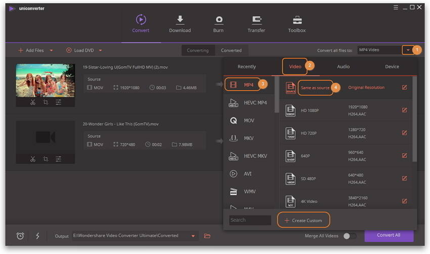 Top 5 Ways to Convert MOV to MP4 Free and Online
