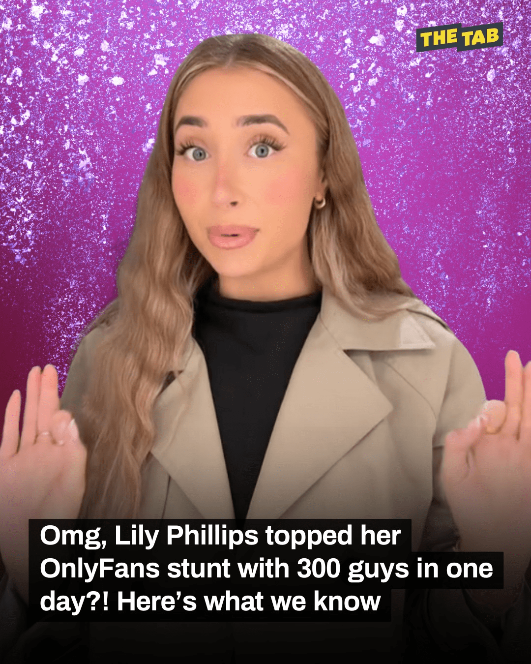 Omg, Lily Phillips topped her OnlyFans stunt with 300 guys in one day