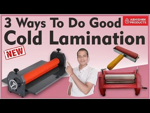 ✨ 3 Simple Ways to Do Cold Lamination to make Stickers, Acrylic Lamination | AbhishekID.com