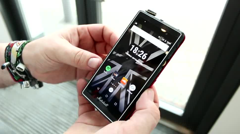 Marshall London Phone, dessen Sound nicht bis "10", sondern "11" geht