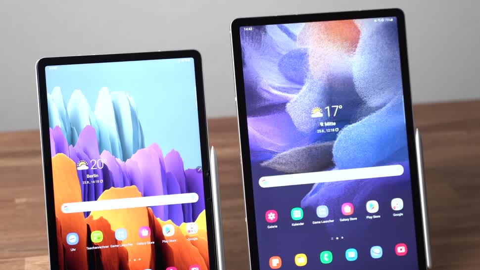 MittelklasseTablets im Vergleich Samsung Galaxy Tab S7 vs. S7 FE