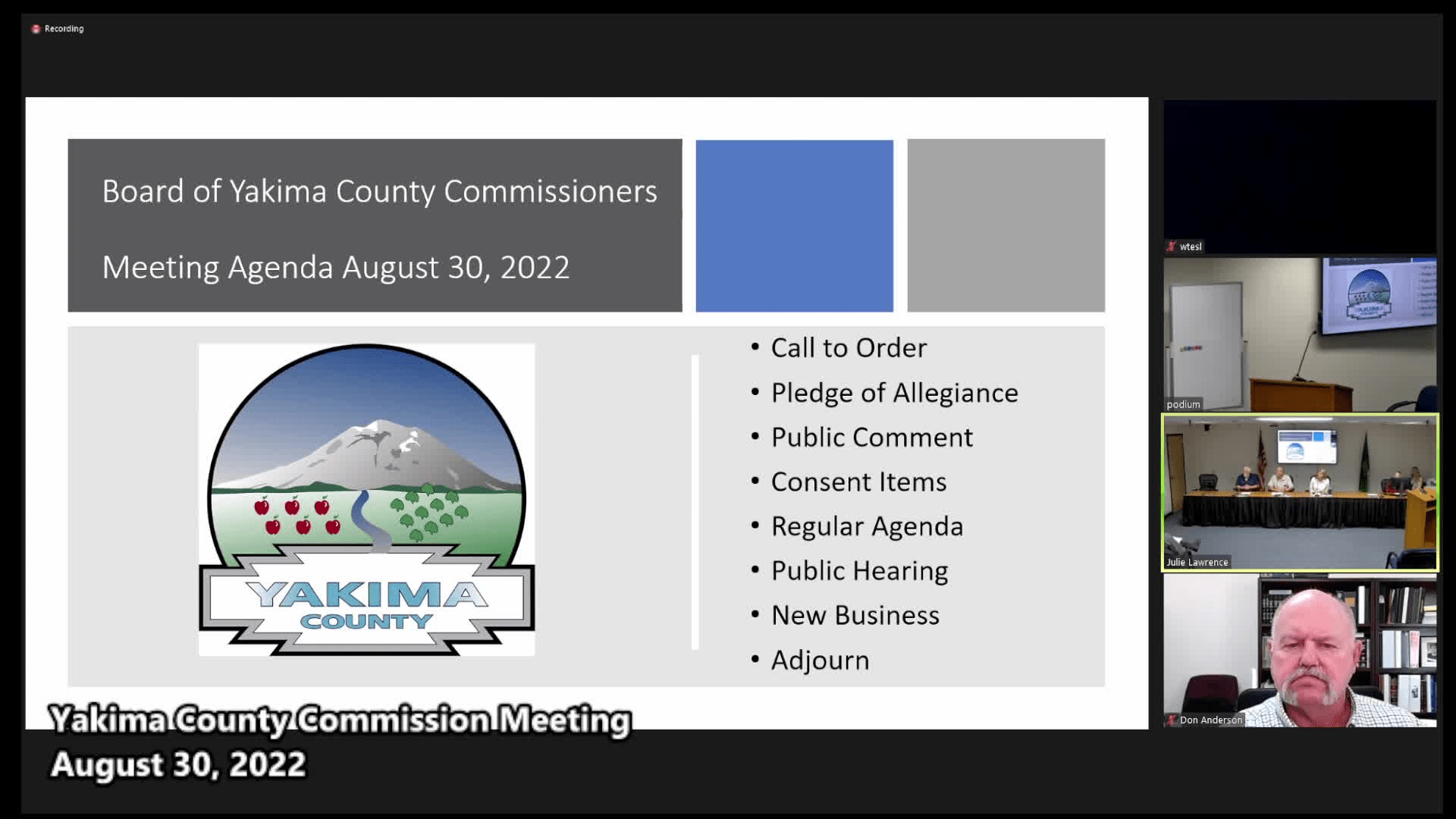 Yakima County Commission Meeting