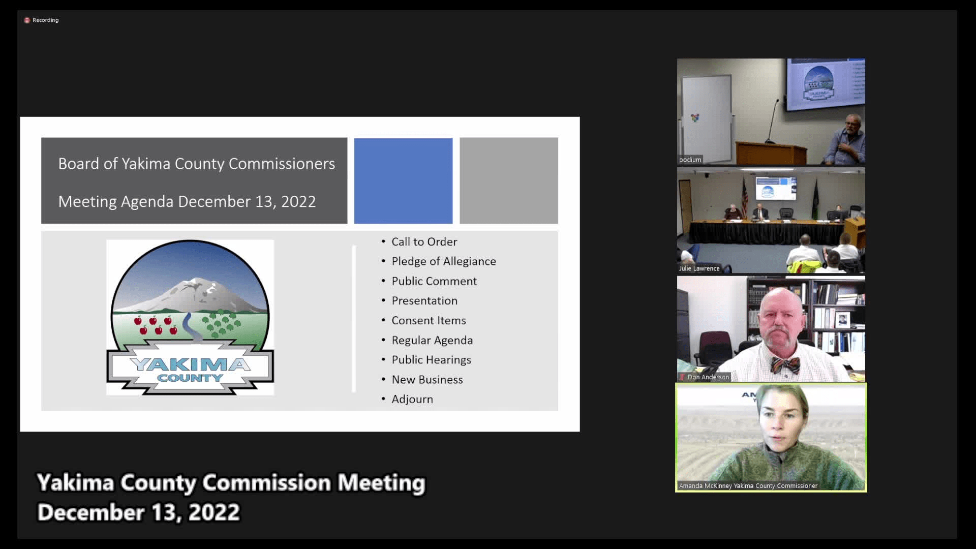 Yakima County Commission Meeting