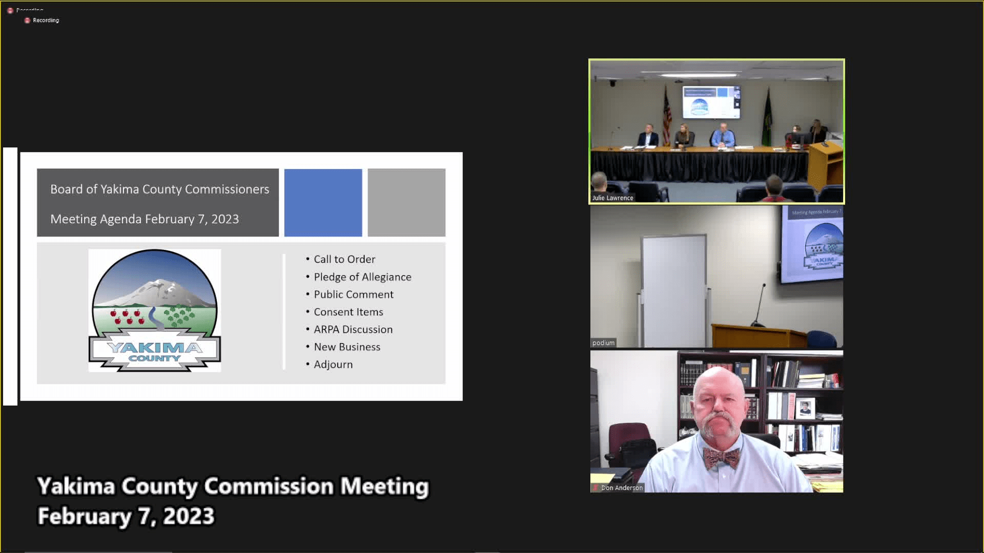 Yakima County Commission Meeting
