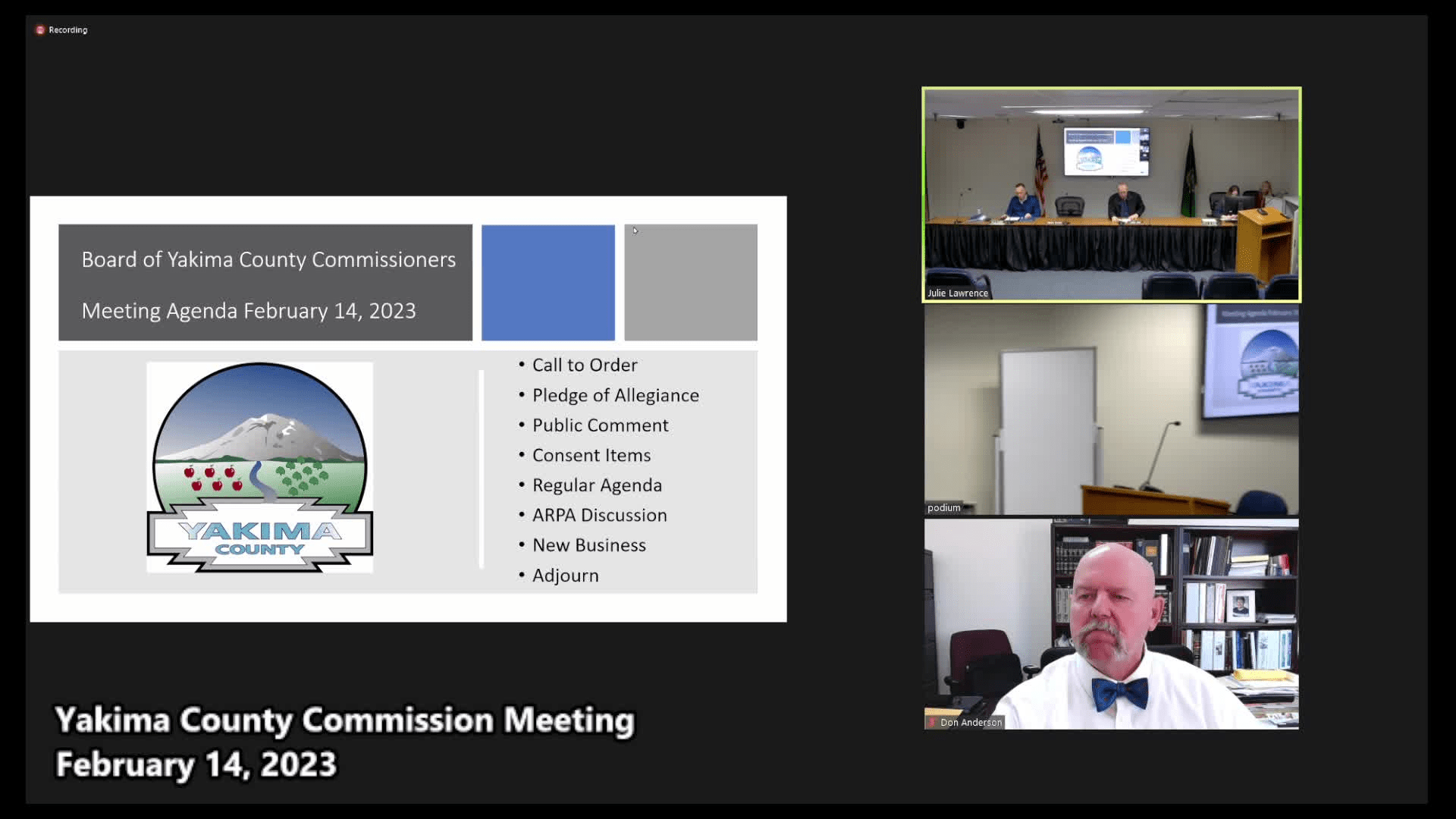 Yakima County Commission Meeting