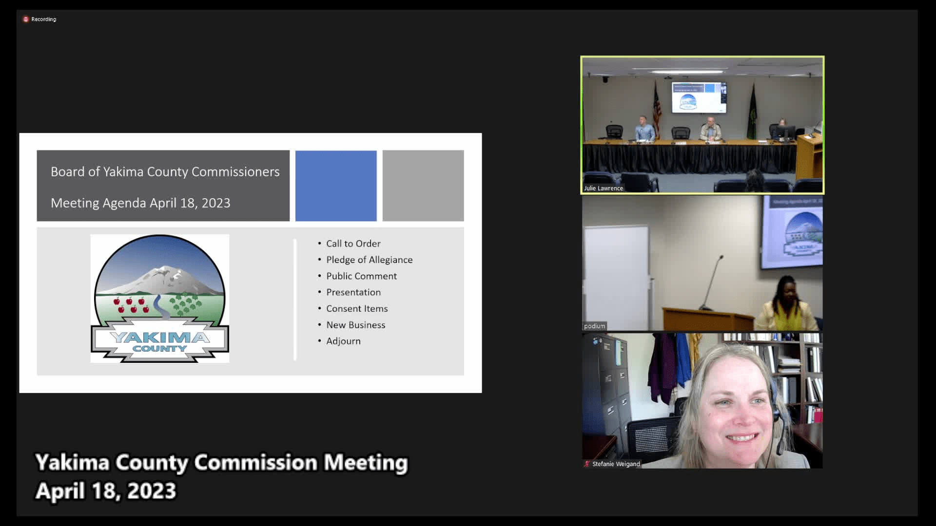 Yakima County Commission Meeting