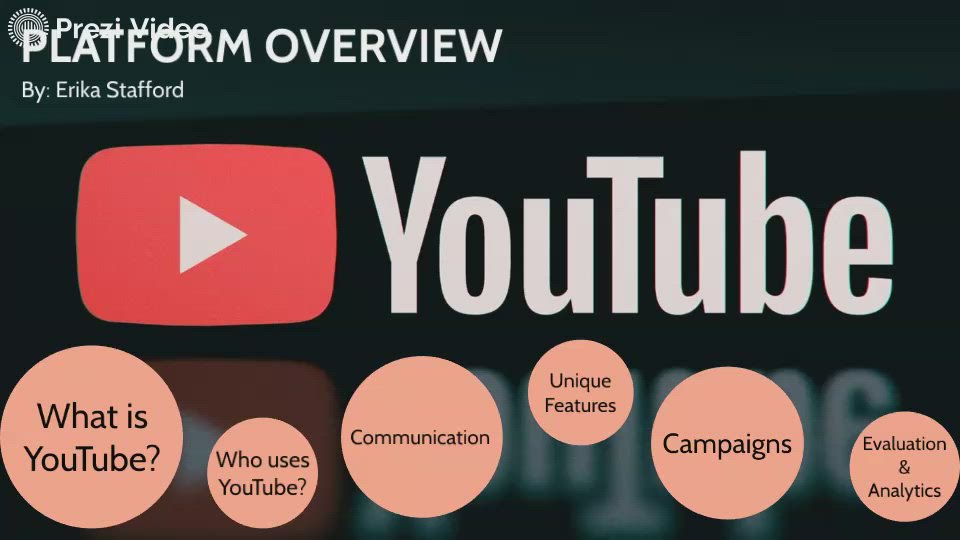 YouTube Platform Overview by Erika Stafford on Prezi Video