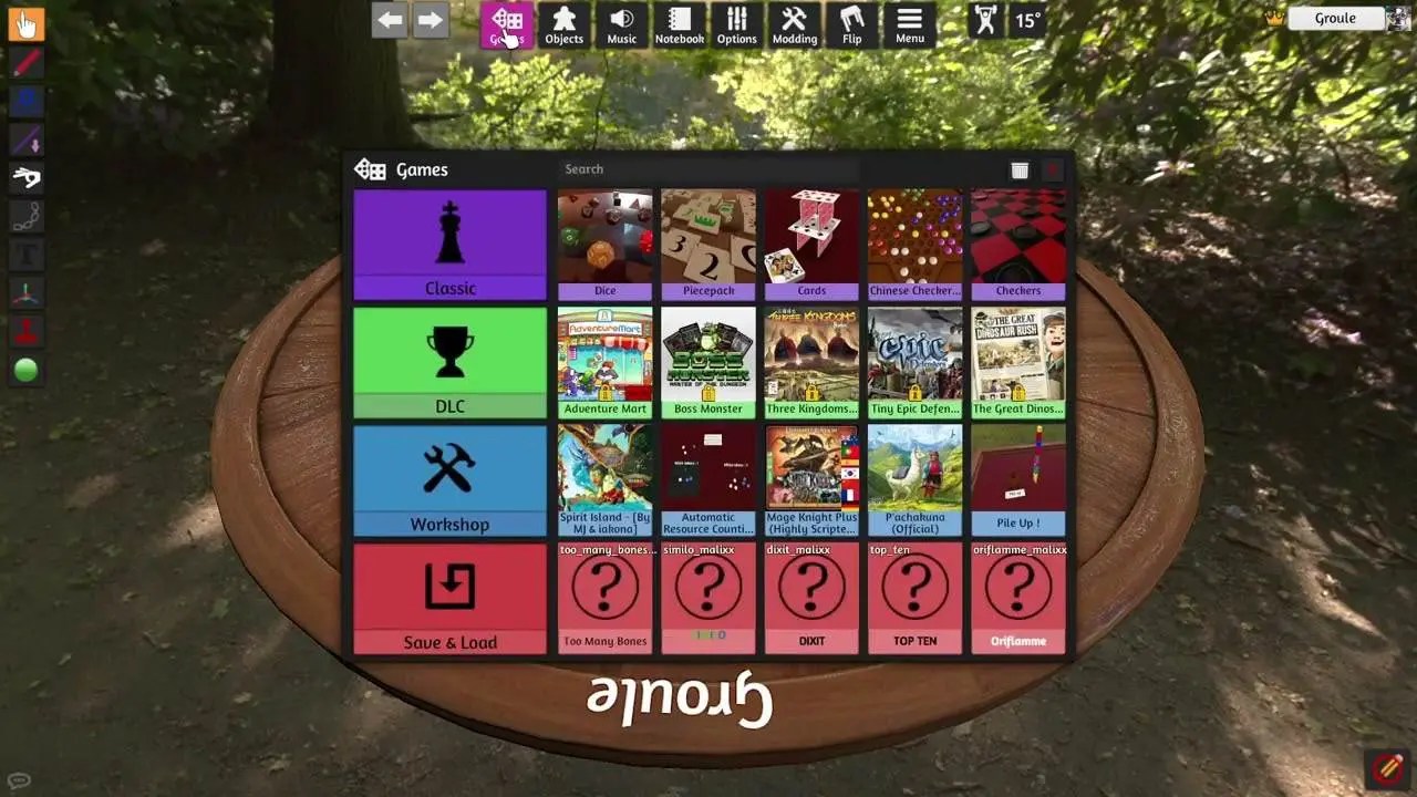 Tutoriel scripting en lua pour Tabletop Simulator Installation et premières lignes de code
