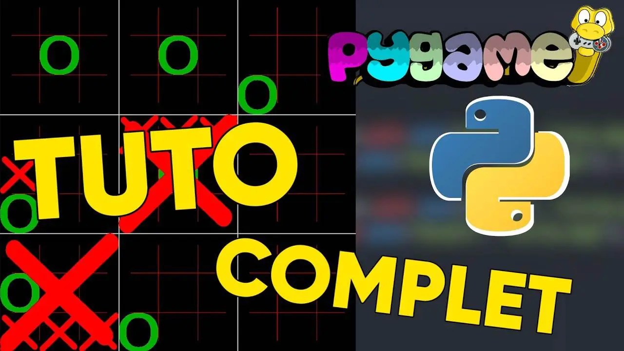 Comment faire un jeu Python avec Pygame tutoriel complet VideoTutoriels