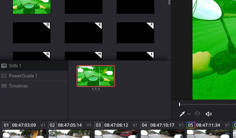 Copy Color Grading to Another Clip in DaVinci Resolve Video With Jens