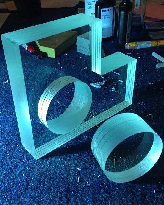 Glass Showcases. Unique glass furniture Vidres Berni