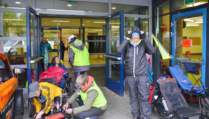 Multiple Sklerose Selbsthilfegruppe „Radfahrlust“ zu Gast in Viernheim